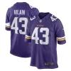 Men’s Nike Luiji Vilain Purple Minnesota Vikings Game Player Jersey 11