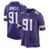 Men’s Nike Patrick Jones II Purple Minnesota Vikings Team Game Player Jersey 11