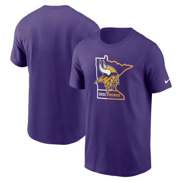 Men’s Nike Purple Minnesota Vikings Essential Local Phrase T-Shirt 1