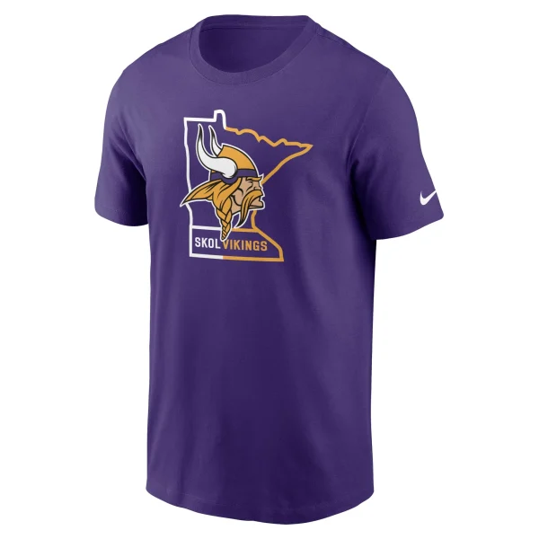 Men’s Nike Purple Minnesota Vikings Essential Local Phrase T-Shirt 3