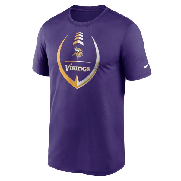 Men’s Nike Purple Minnesota Vikings Icon Legend Performance T-Shirt 3