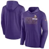 Men’s Nike Purple Minnesota Vikings Performance Team Pullover Hoodie 20