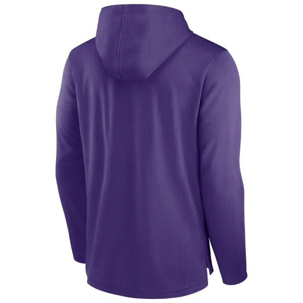 Men’s Nike Purple Minnesota Vikings Performance Team Pullover Hoodie 4