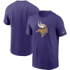 Men’s Nike Purple Minnesota Vikings Primary Logo T-Shirt 11