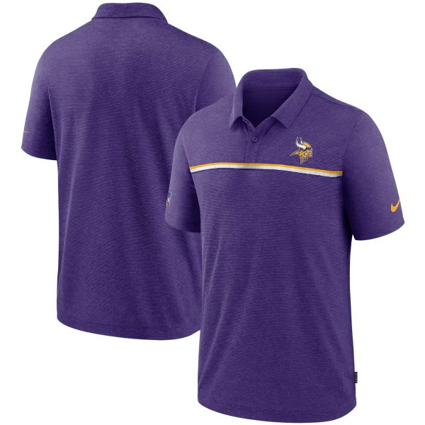 Men’s Nike Purple Minnesota Vikings Sideline Early Season Team Performance Polo 1