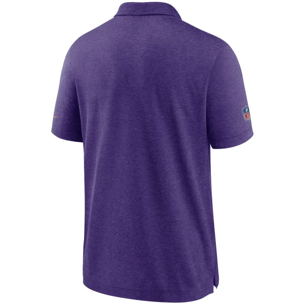 Men’s Nike Purple Minnesota Vikings Sideline Early Season Team Performance Polo 4