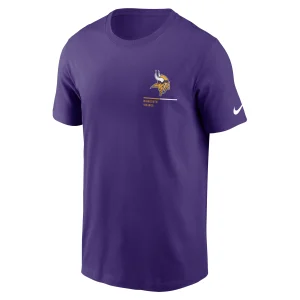 Men’s Nike Purple Minnesota Vikings Team Incline T-Shirt 7