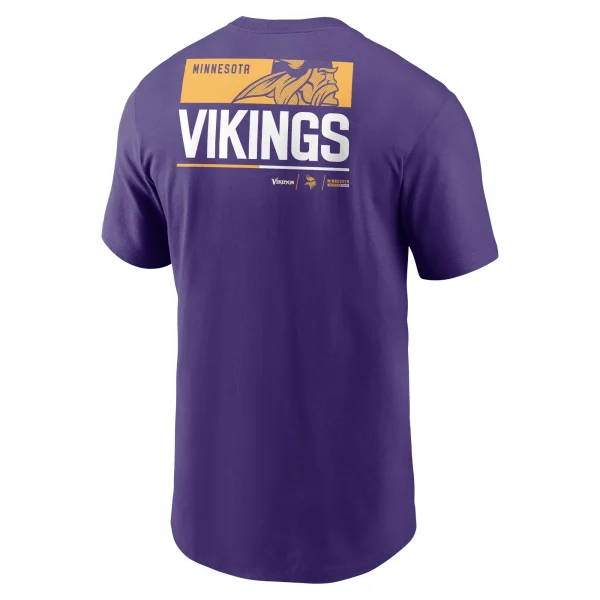 Men’s Nike Purple Minnesota Vikings Team Incline T-Shirt 4