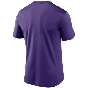 Men’s Nike Purple Minnesota Vikings Wordmark Legend Performance T-Shirt 9