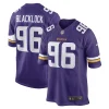 Men’s Nike Ross Blacklock Purple Minnesota Vikings Game Player Jersey 11