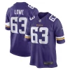 Men’s Nike Vederian Lowe Purple Minnesota Vikings Game Player Jersey 11
