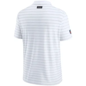 Men’s Nike White Minnesota Vikings Sideline Victory Coaches Performance Polo 9