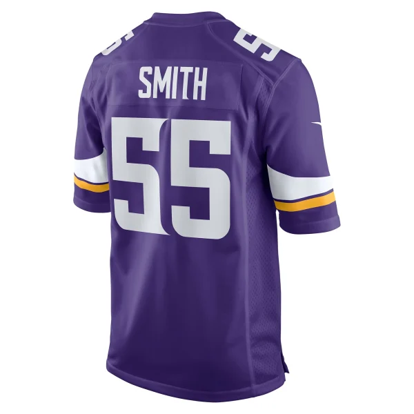 Men’s Nike Za’Darius Smith Purple Minnesota Vikings Game Jersey 4