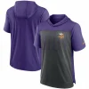 Men’s Nike Heathered Charcoal/Purple Minnesota Vikings Performance Hoodie T-Shirt 11