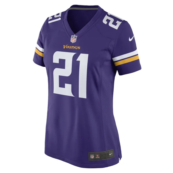 Women’s Nike Akayleb Evans Purple Minnesota Vikings Game Player Jersey 3