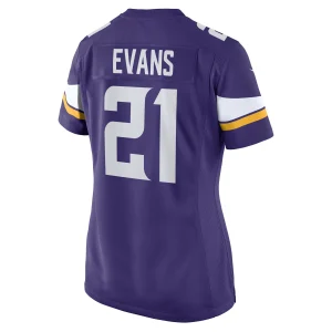 Women’s Nike Akayleb Evans Purple Minnesota Vikings Game Player Jersey 9