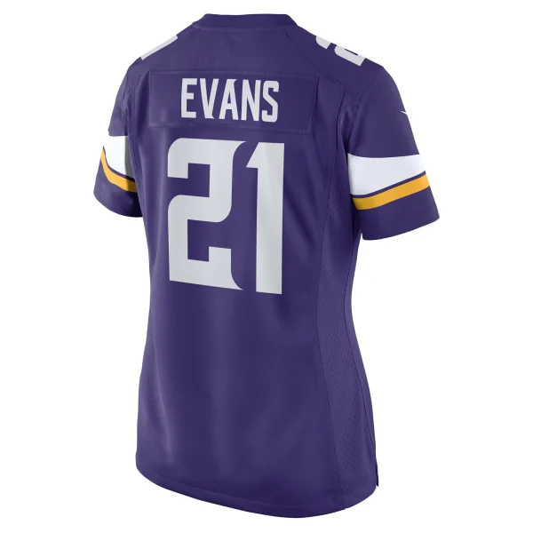 Women’s Nike Akayleb Evans Purple Minnesota Vikings Game Player Jersey 4