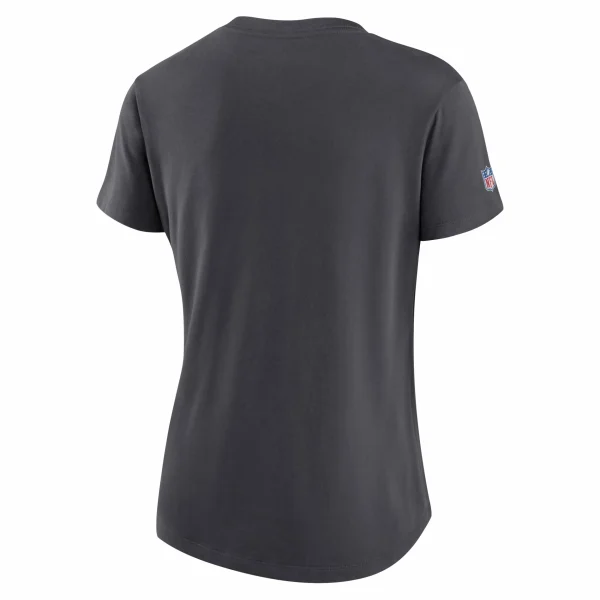 Women’s Nike Anthracite Minnesota Vikings 2021 NFL Crucial Catch Performance T-Shirt 4