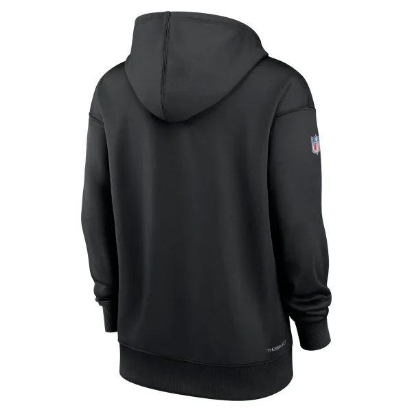 Women’s Nike Black Minnesota Vikings 2022 NFL Crucial Catch Therma Performance Pullover Hoodie 4