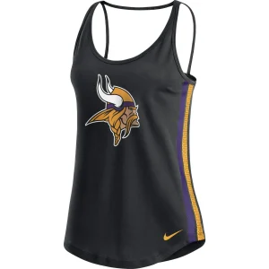 Women’s Nike Black Minnesota Vikings Fashion Performance Tank Top 7