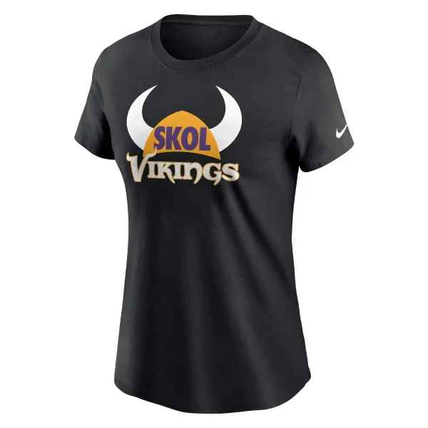 Women’s Nike Black Minnesota Vikings Hometown Collection Team T-Shirt 3