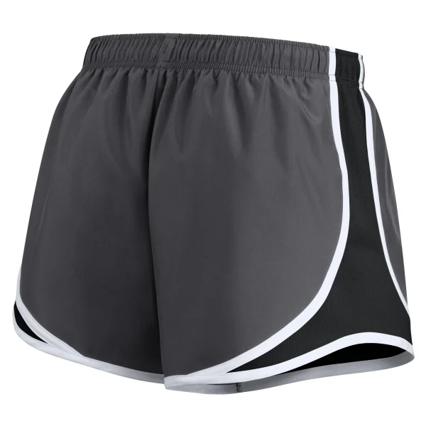 Women’s Nike Charcoal Minnesota Vikings Logo Performance Tempo Shorts 4