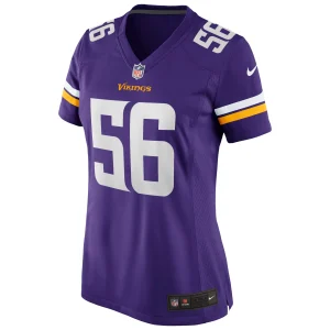 Women’s Nike Chris Doleman Purple Minnesota Vikings Game Retired Player Jersey 7