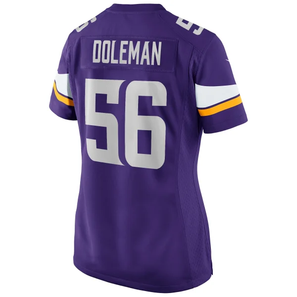 Women’s Nike Chris Doleman Purple Minnesota Vikings Game Retired Player Jersey 4