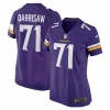Women’s Nike Christian Darrisaw Purple Minnesota Vikings Game Jersey 11