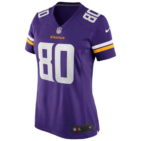 Women’s Nike Cris Carter Purple Minnesota Vikings Game Retired Player Jersey 3