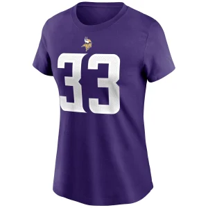 Women’s Nike Dalvin Cook Purple Minnesota Vikings Name & Number T-Shirt 7