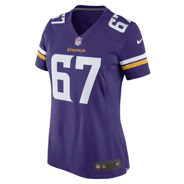 Women’s Nike Ed Ingram Purple Minnesota Vikings Game Player Jersey 3