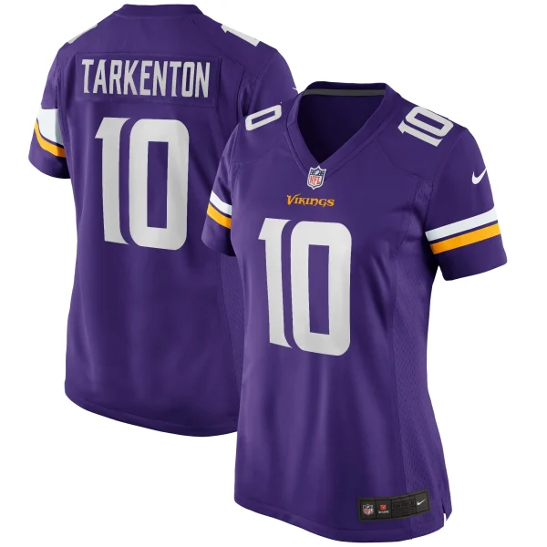Women’s Nike Fran Tarkenton Purple Minnesota Vikings Game Retired Player Jersey 1