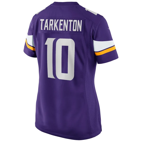 Women’s Nike Fran Tarkenton Purple Minnesota Vikings Game Retired Player Jersey 4