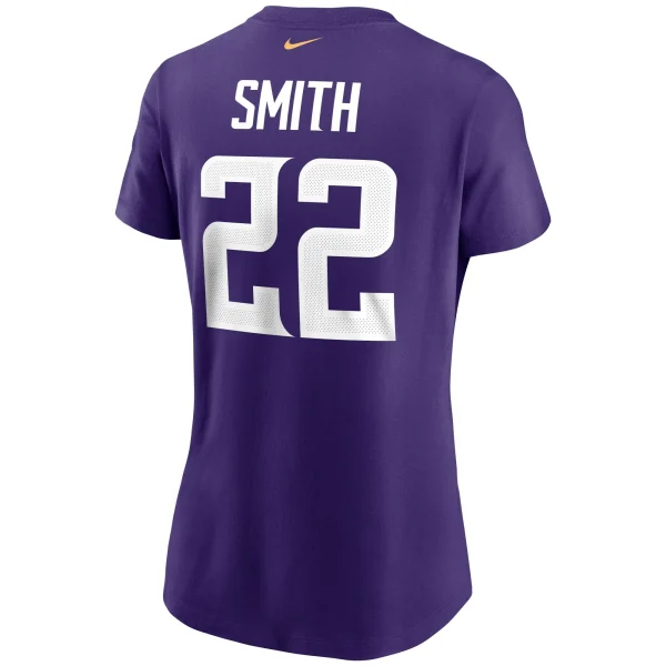 Women’s Nike Harrison Smith Purple Minnesota Vikings Name & Number T-Shirt 4