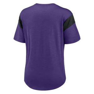 Women’s Nike Heather Purple Minnesota Vikings Primary Logo Fashion Top 9