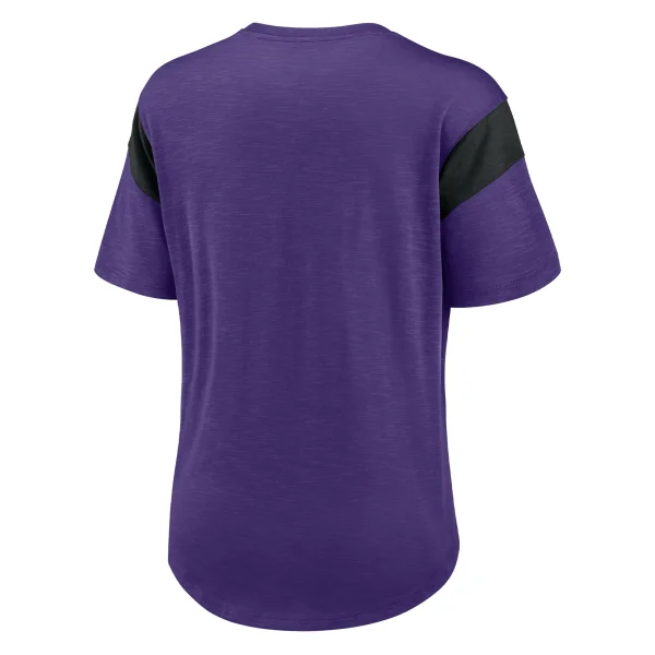Women’s Nike Heather Purple Minnesota Vikings Primary Logo Fashion Top 4
