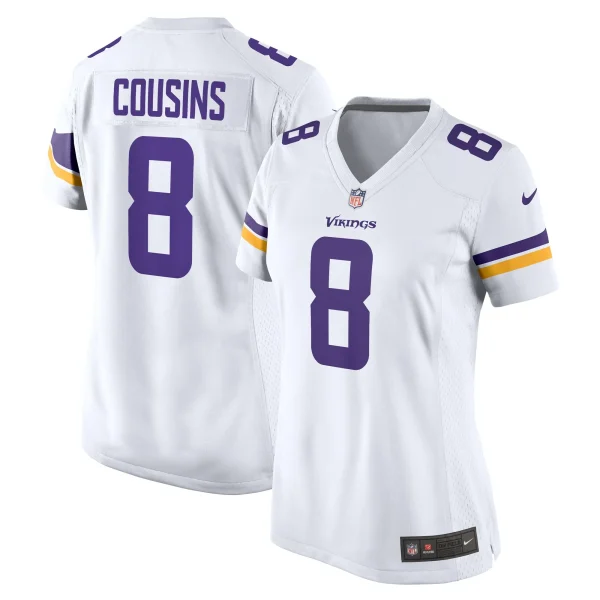 Women’s Nike Kirk Cousins White Minnesota Vikings Game Player Jersey 1