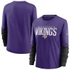 Women’s Nike Purple Minnesota Vikings City Mascot Breathe Long Sleeve T-Shirt 13