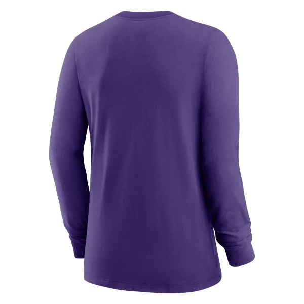 Women’s Nike Purple Minnesota Vikings Prime Split Long Sleeve T-Shirt 4