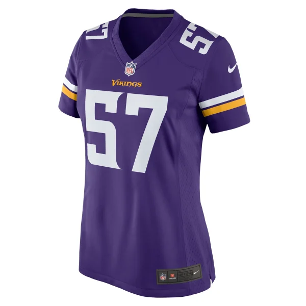 Women’s Nike Ryan Connelly Purple Minnesota Vikings Game Jersey 3