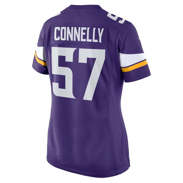 Women’s Nike Ryan Connelly Purple Minnesota Vikings Game Jersey 4