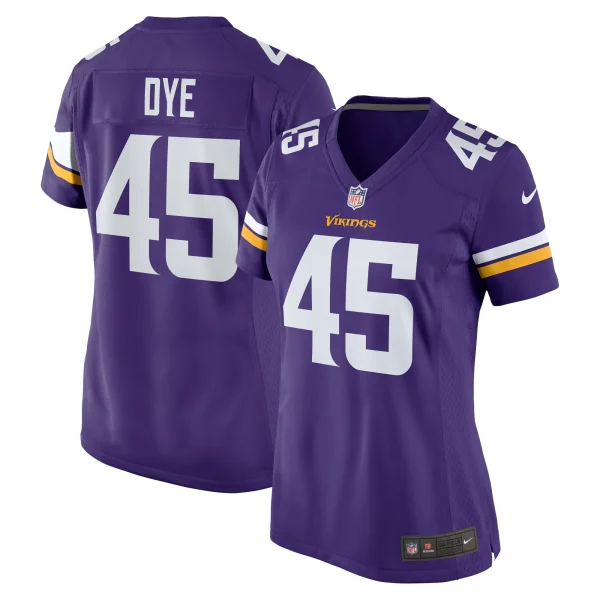 Women’s Nike Troy Dye Purple Minnesota Vikings Game Jersey 1