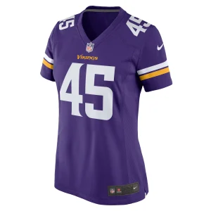 Women’s Nike Troy Dye Purple Minnesota Vikings Game Jersey 7