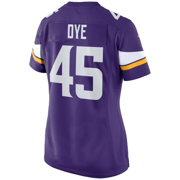 Women’s Nike Troy Dye Purple Minnesota Vikings Game Jersey 4