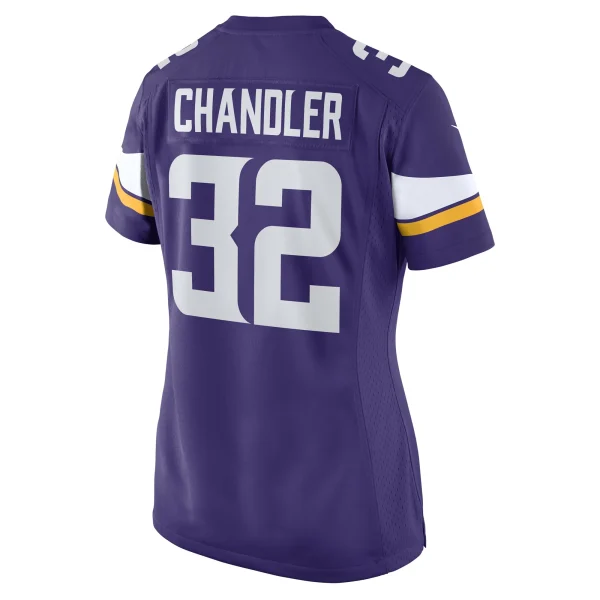 Women’s Nike Ty Chandler Purple Minnesota Vikings Game Player Jersey 4