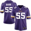 Youth Nike Anthony Barr Purple Minnesota Vikings Team Color Game Jersey 7