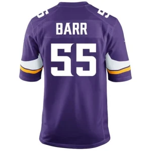 Youth Nike Anthony Barr Purple Minnesota Vikings Team Color Game Jersey 14